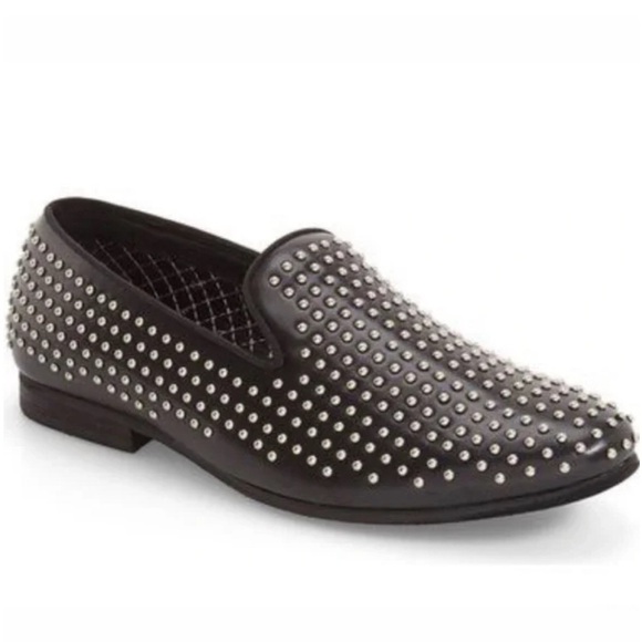 Steve Madden Men’s Studded Smoking Loafer Capitil - Picture 3 of 11